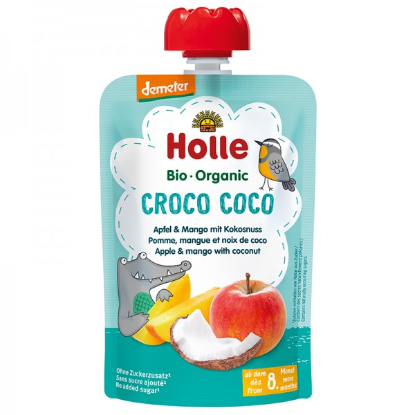Holle Bio Croco Coco - Tasak alma mangóval és kókusszal 100g