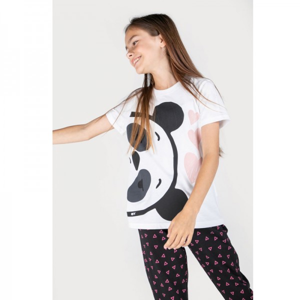 PYJAMAS Panda mintás rövid ujjú pizsama
