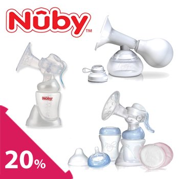 Minden Nuby mellszívó 20% kedvezménnyel!