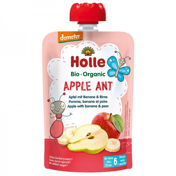 Holle Bio Apple Ant - Tasak alma, banán körtével 100g