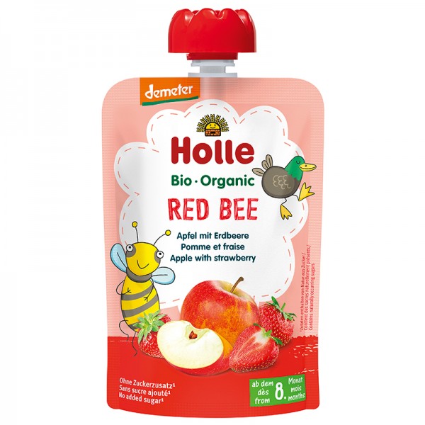 Holle Bio Red Bee - Tasak alma eperrel 100g