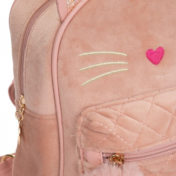  ACCESSOIRES rózsaszín cicás hátizsák