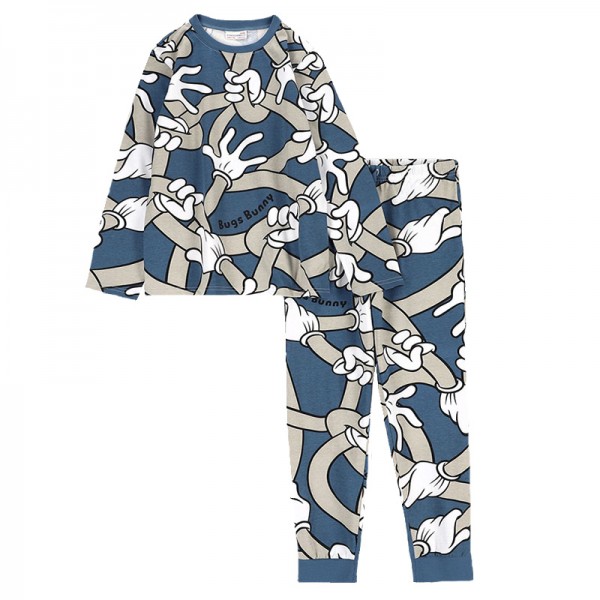 COCCODRILLO LICENCE BOY LOONEY TUNES mintás hosszú ujjú pizsama