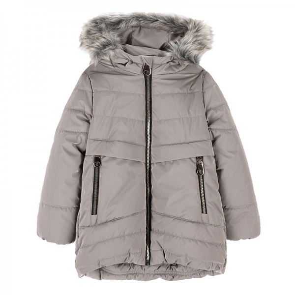 COCCODRILLO OUTERWEAR GIRL KIDS kapucnis steppelt téli kabát