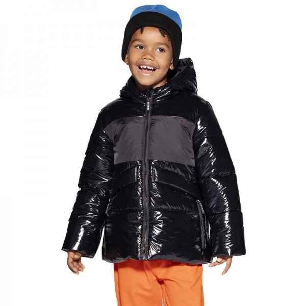 OUTERWEAR BOY KID kapucnis steppelt téli kabát