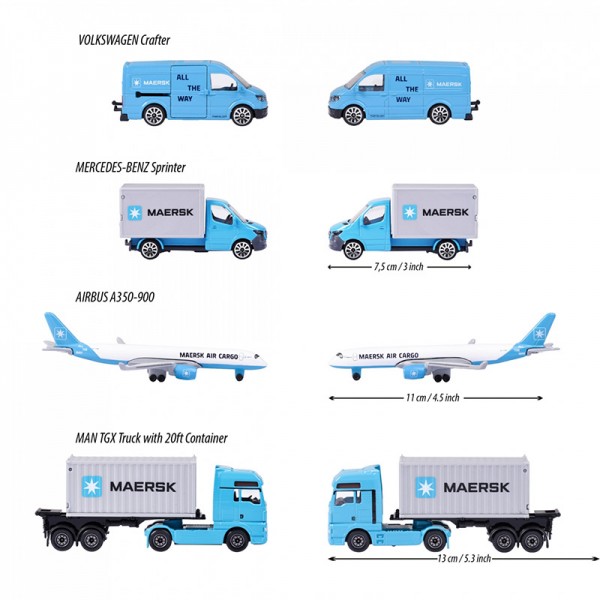 Maersk szállítójárművek 4 db-os