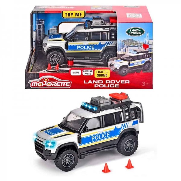 Land Rover rendőrautó