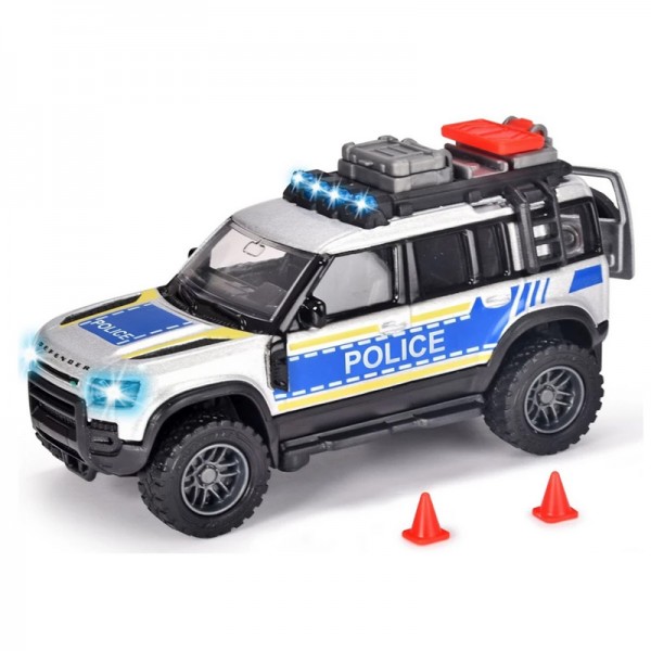 Land Rover rendőrautó