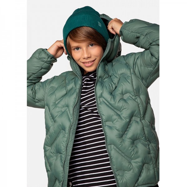 OUTERWEAR BOY KID steppelt kapucnis átmeneti kabát