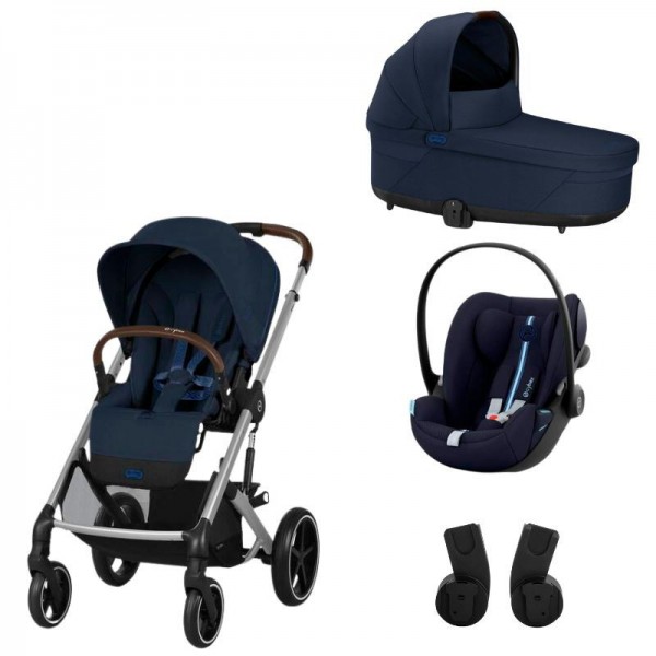 Balios 3in1 babakocsi S szett Cloud G Plus hordozóval - Ocean Blue