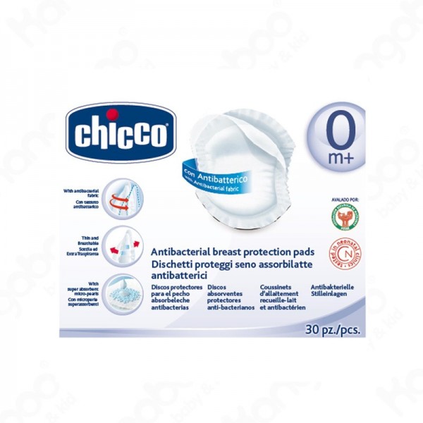 CHICCO Antibakteriális melltartóbetét 30 db-os