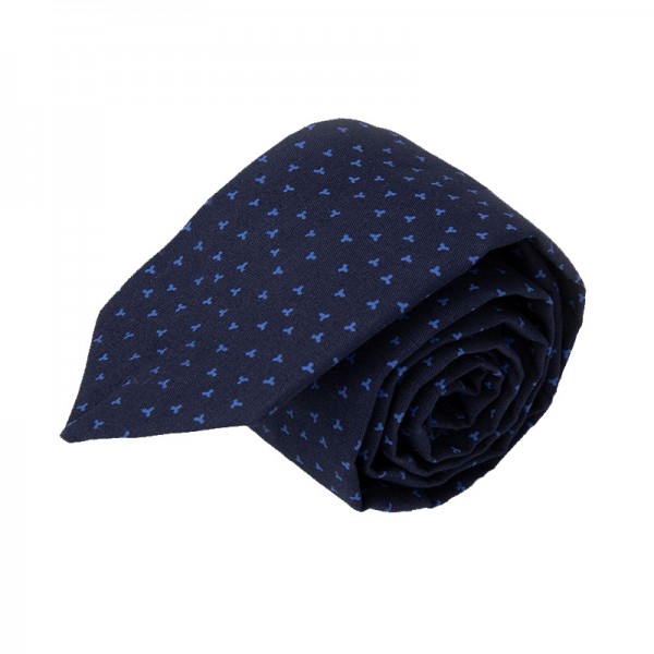 ELEGANT JUNIOR BOY sötétkék mintás nyakkendő