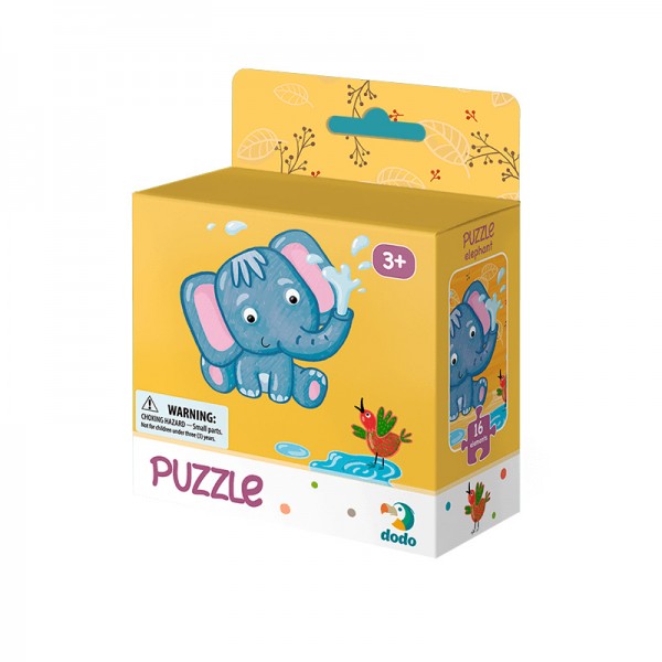 Puzzle - Elefánt 16 db-os