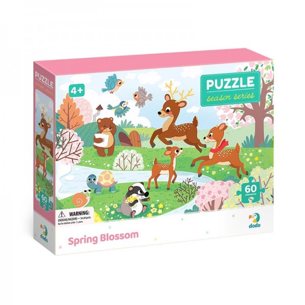 Puzzle - Évszakok - Tavaszi virágok 60 db-os
