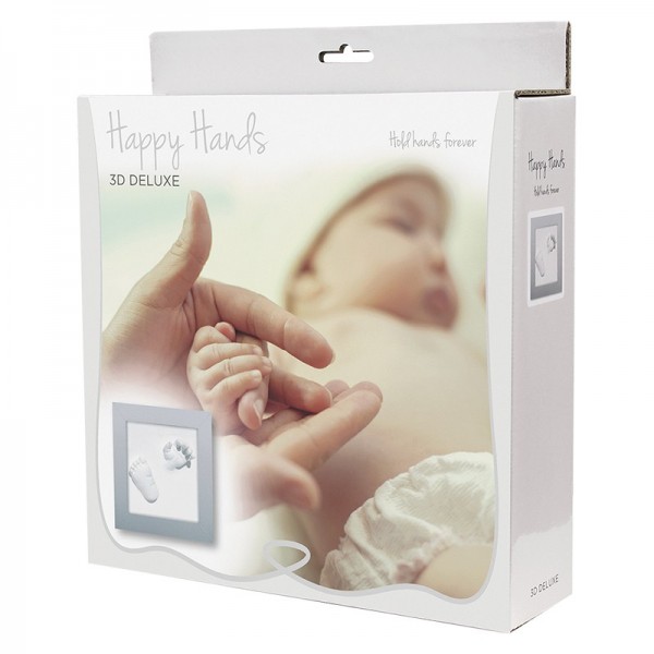 Happy Hands 3D lenyomatkészítő - ezüst kerettel