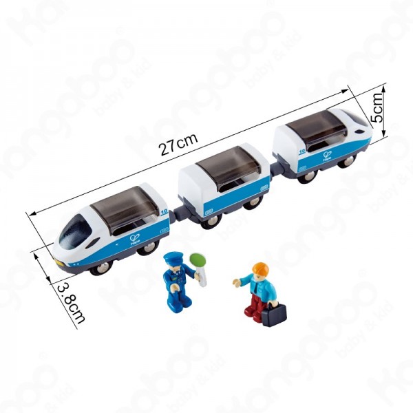 Intercity vonat figurákkal