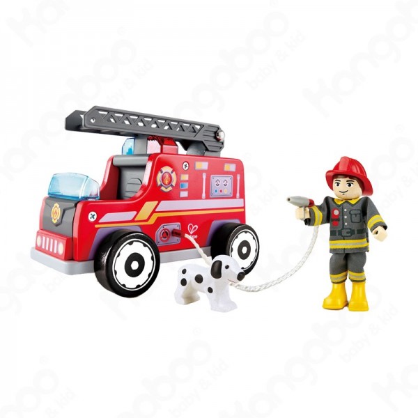 tűzoltóautó figurával