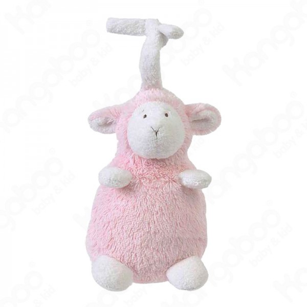 HAPPY HORSE plüss zenélő állat - rózsaszín Lammy bárányka