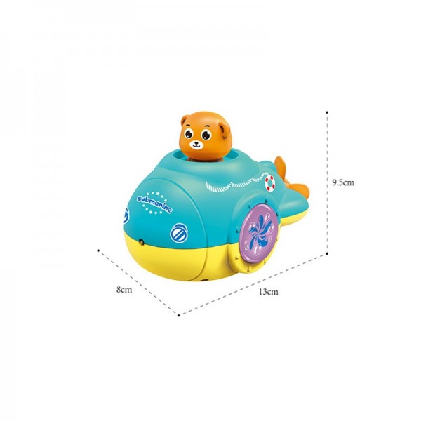 Úszó tengeralattjárós fürdőjáték macival - 2 féle
