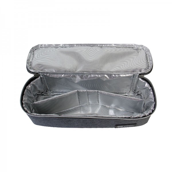 Foody cumisüveg thermo táska - Dark Grey - 28x10x8 cm