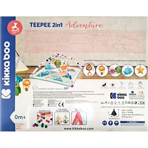 Teepee 2in1 játszósátor - Adventure Girl