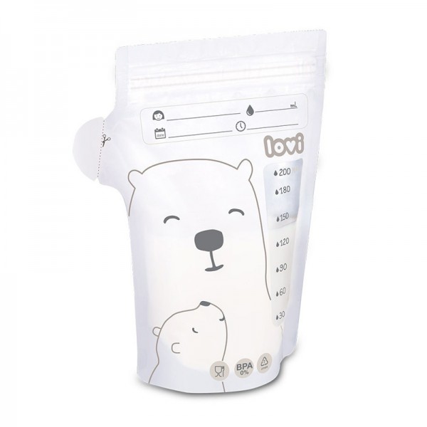 Buddy Bear tejtároló zacskó - 200ml - 25db
