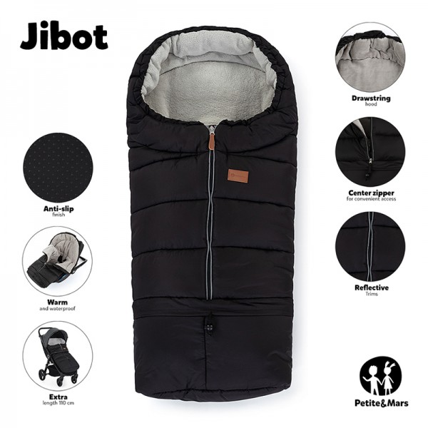 Jibot 3in1 bundazsák - Ink Black