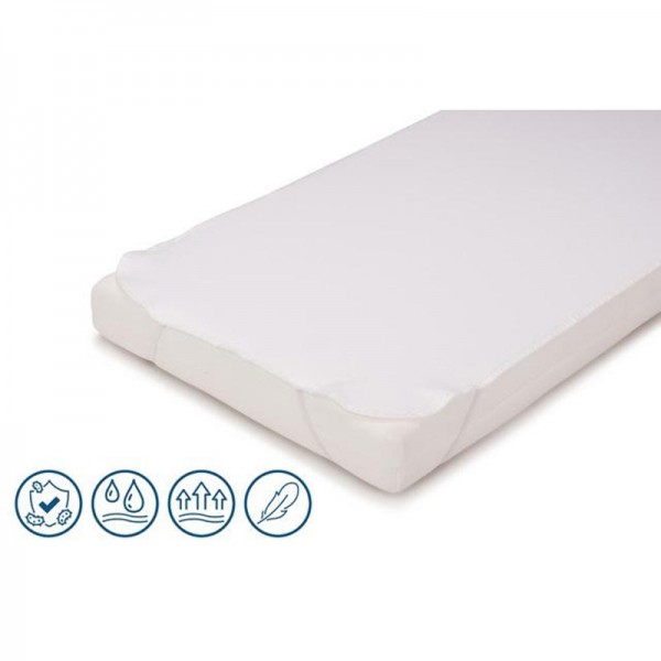 Safe Dream matracvédő 120x60 cm - White