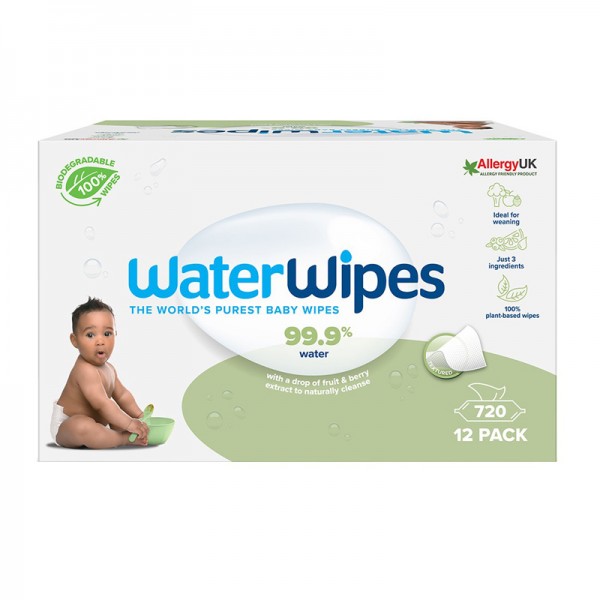 WATERWIPES BIO Soapberry baba törlőkendő 12x60db - Mega Pack Csomag
