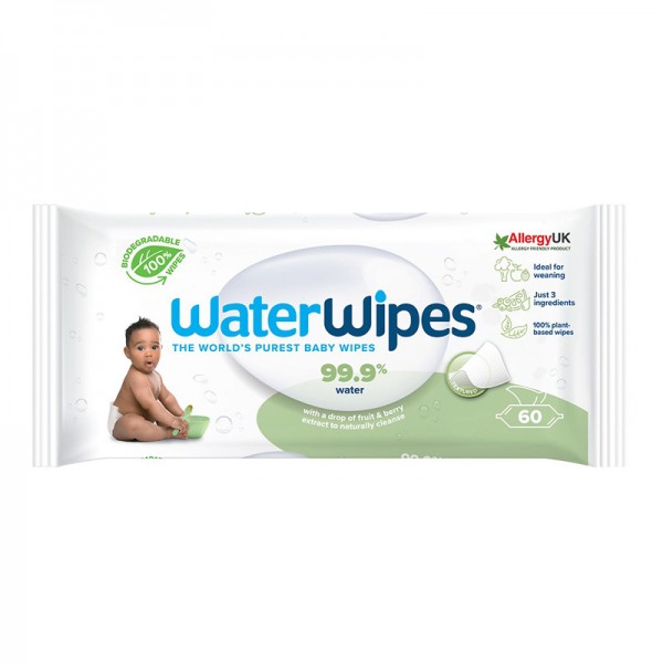 WATERWIPES BIO Soapberry baba törlőkendő 60db - Alap Csomag