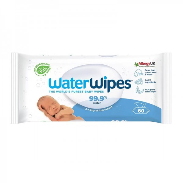 WATERWIPES BIO baba törlőkendő 60db - Alap Csomag